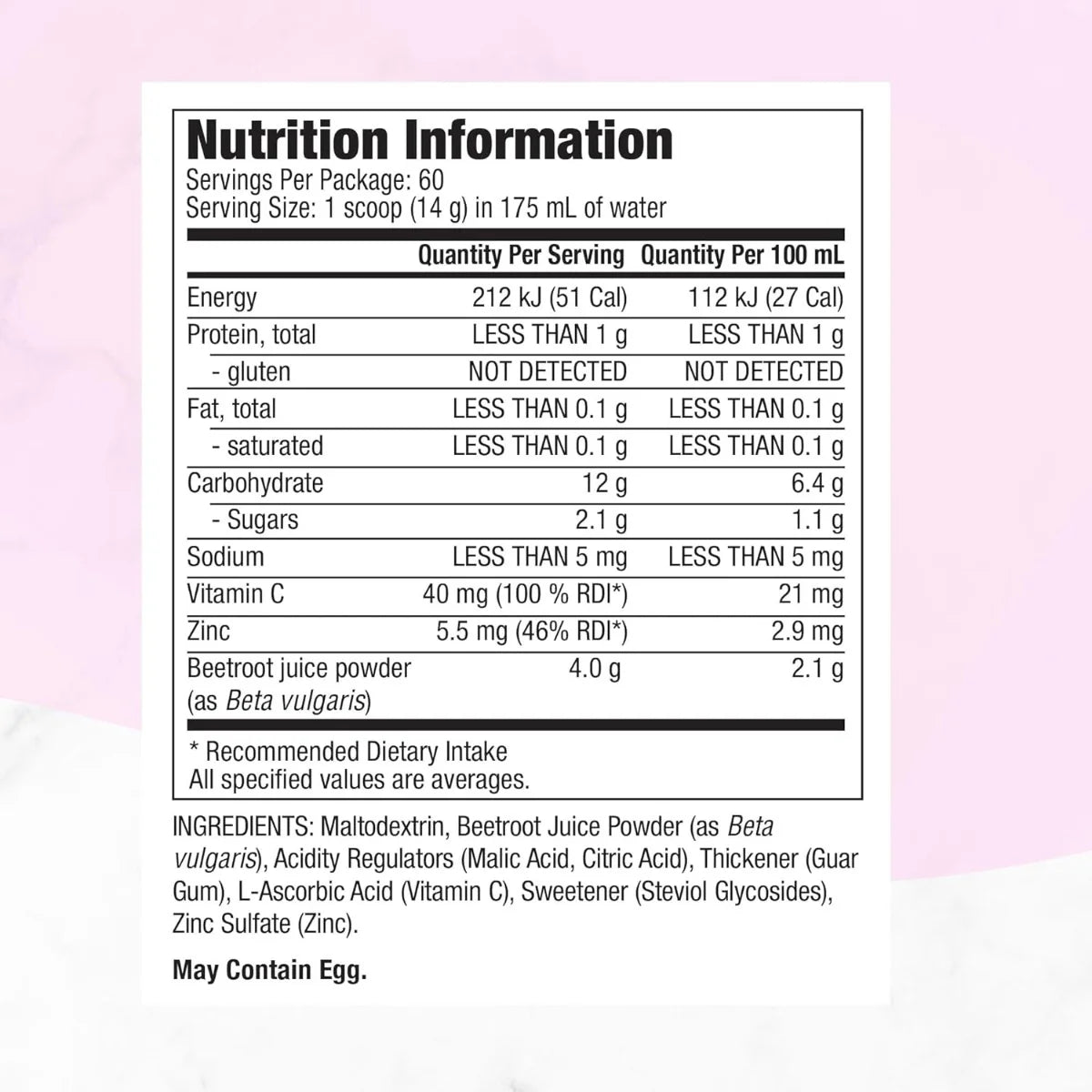 Healthy Beets 60serve