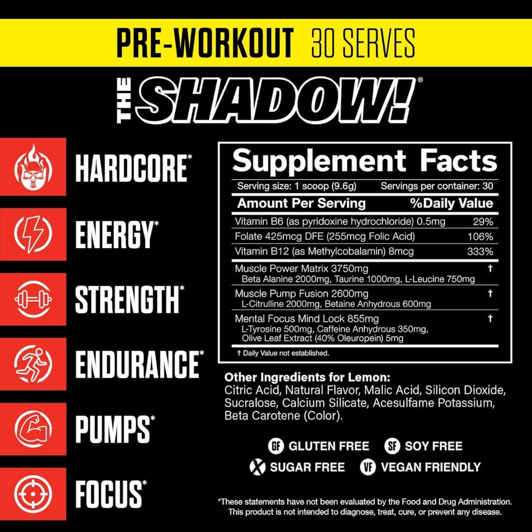 JNX THE SHADOW Pre Workout