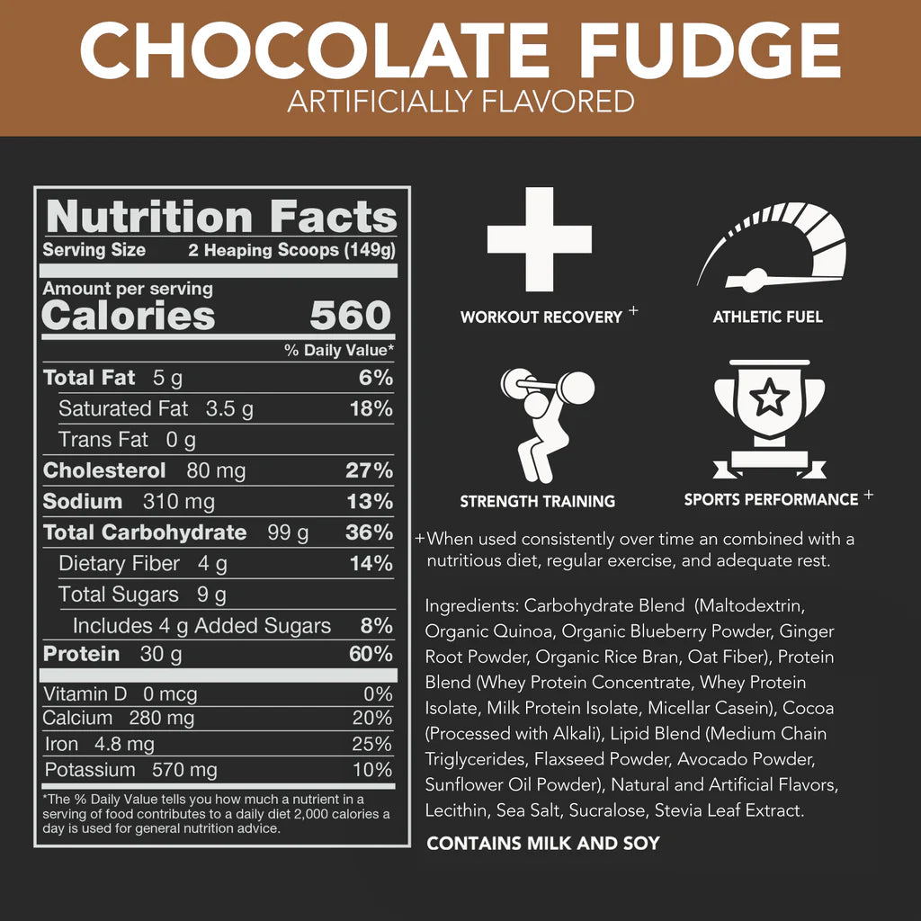 Rival Nutrition Clean Gainer made by Rule1 Proteins