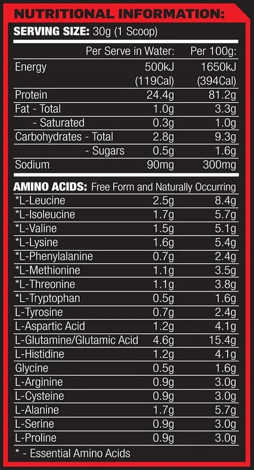 MAX'S 100% Whey