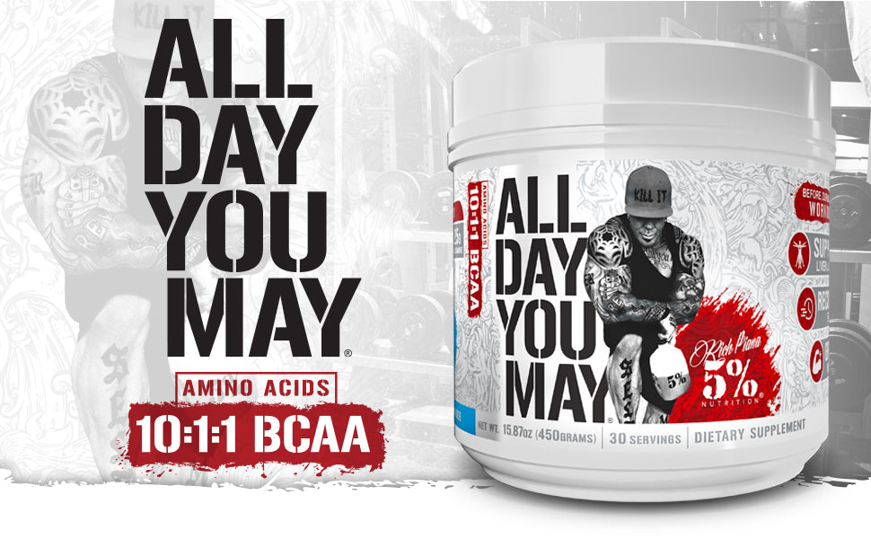 5% Nutrition All Day You May BCAA