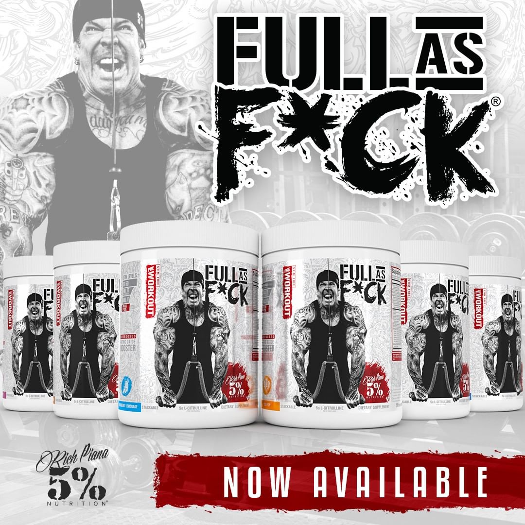 5% Nutrition Full As F*ck Pre Workout