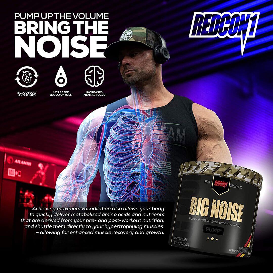 Redcon1 Big Noise Non Stim Pump Pre Workout