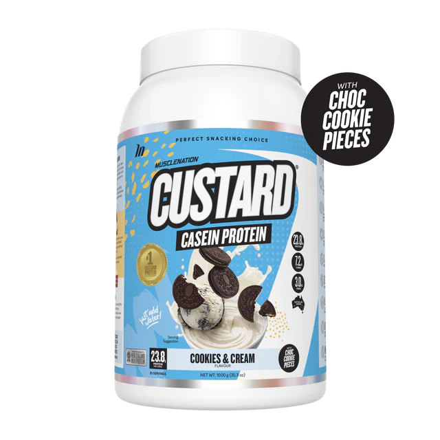 Muscle Nation Casein Custard 1kg