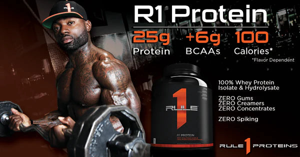 Rule1 R1 Whey Protein Isolate – King of Suppz