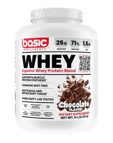 Basic Supplements Whey Protein 5LB