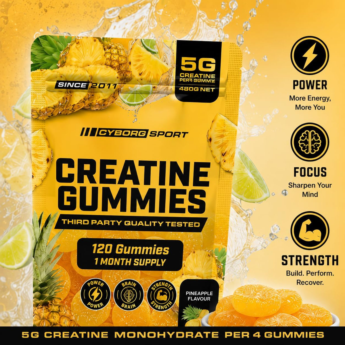 Cyborg Sport Creatine Gummies