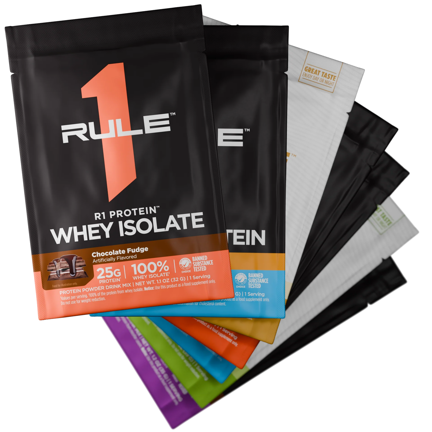 Rule1 Protein Sample Sachets CLEARANCE 08/26 Best before