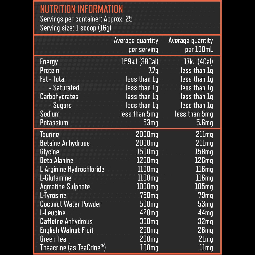 RISE Pre Workout