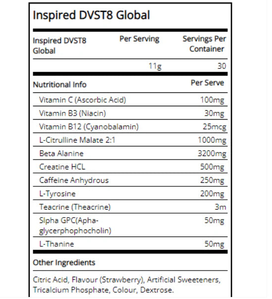 DVST8 Pre Workout