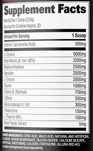 GAT Nitraflex Black 09/26 Best Before