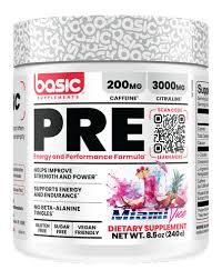 Basic Supplements Pre Workout