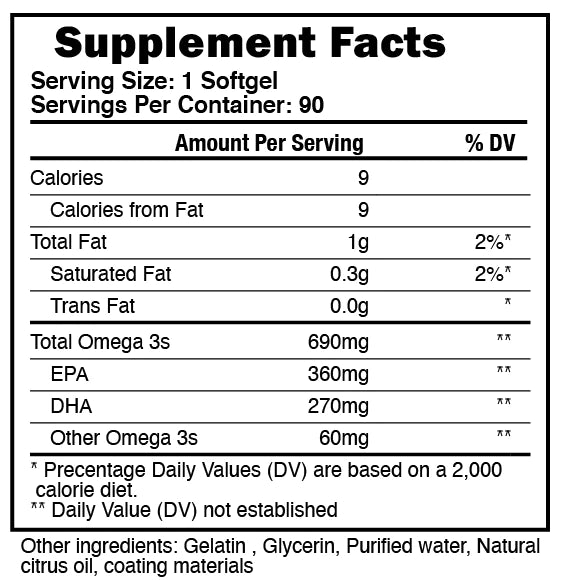 Blackstone Labs Fish Oil 90 Serve