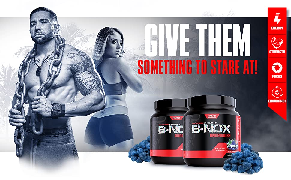 B-NOX ANDRORUSH - Pre workout & Testosterone enhancer