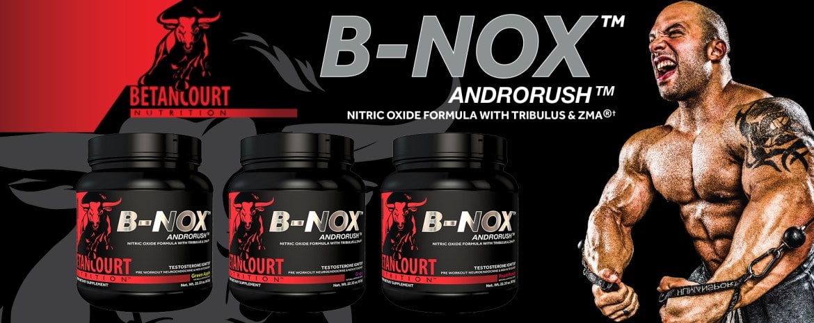 B-NOX ANDRORUSH - Pre workout & Testosterone enhancer