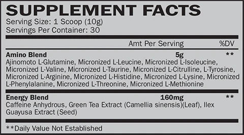 Hi-Tech Pharmaceuticals Off the Chain Aminos