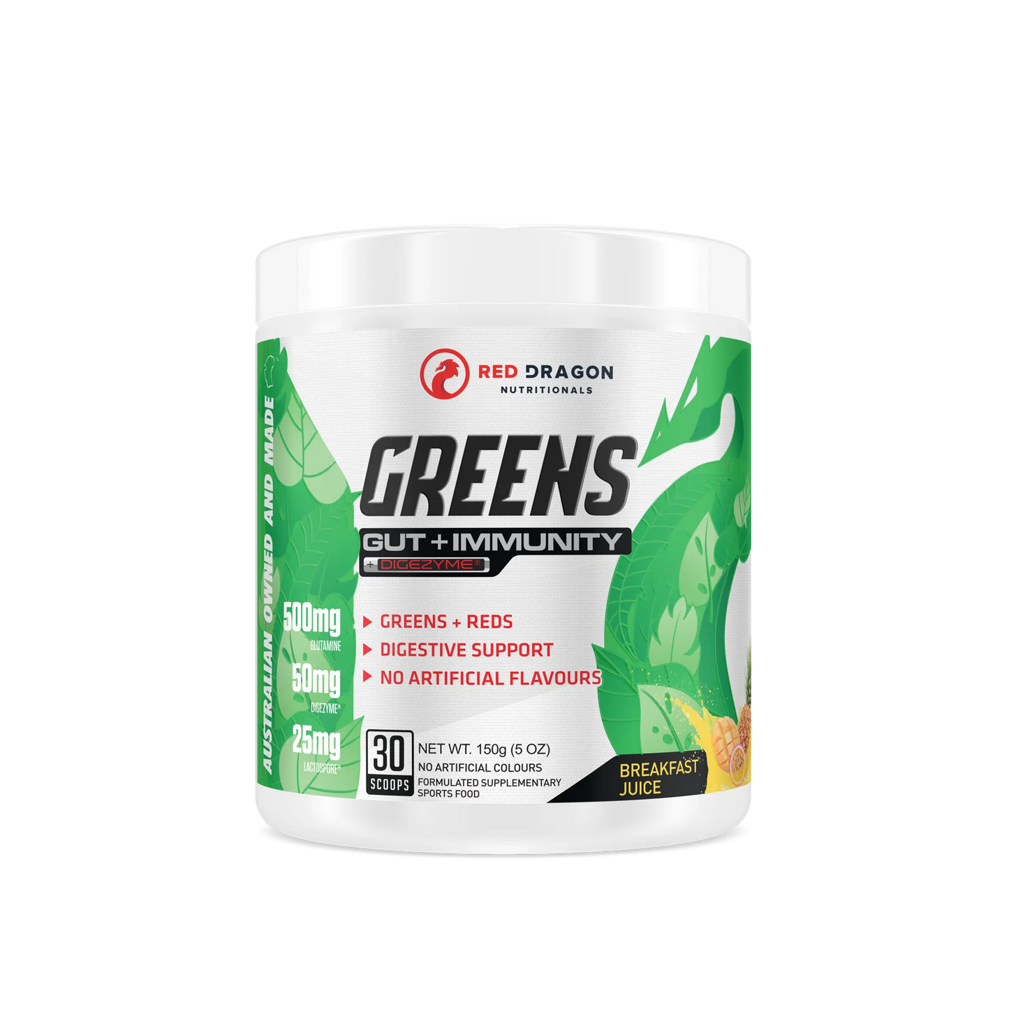 Red Dragon Nutritionals Greens Gut + Immunity