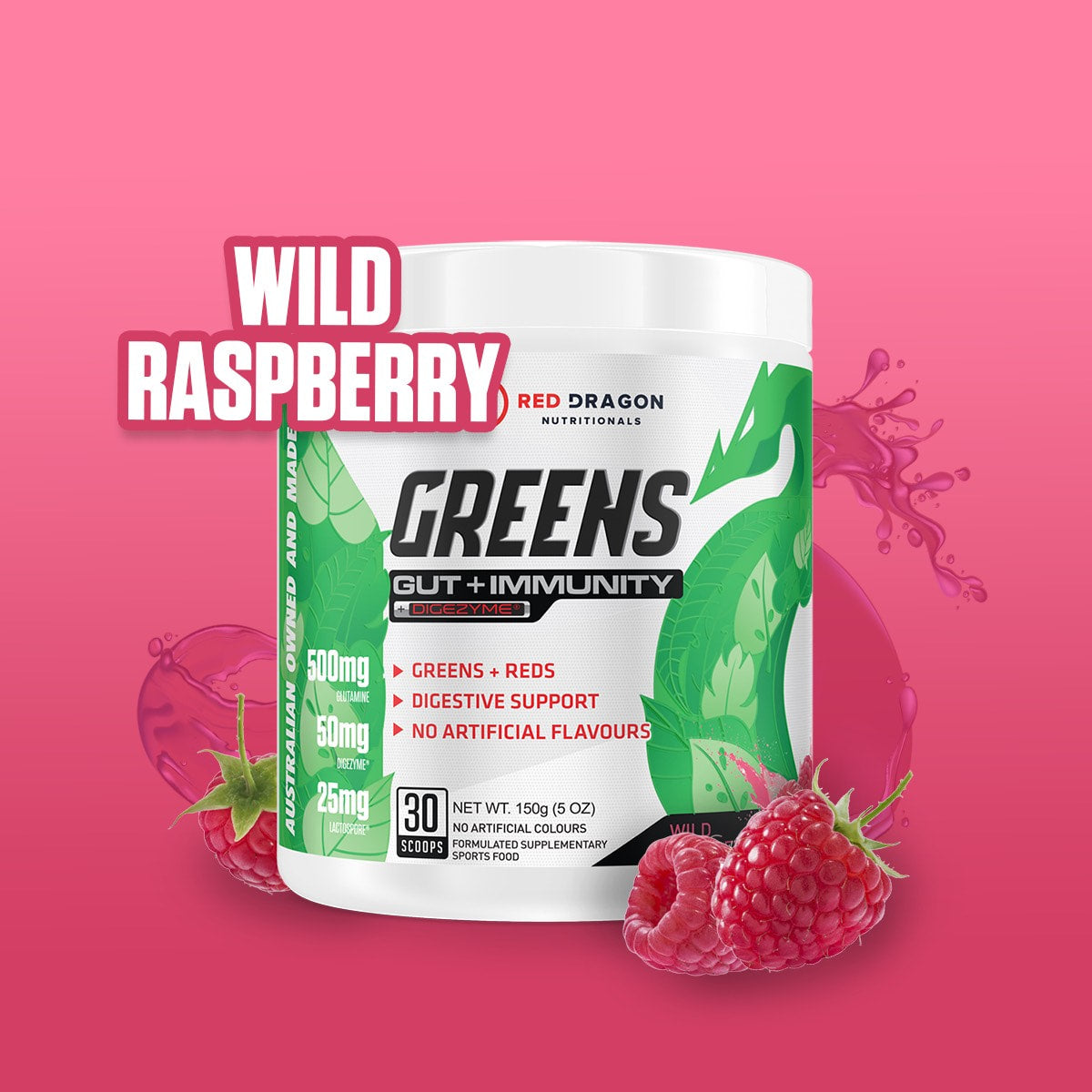 Red Dragon Nutritionals Greens Gut + Immunity